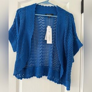 New Open Cardigan - Eden Court - Large - Royal Blue